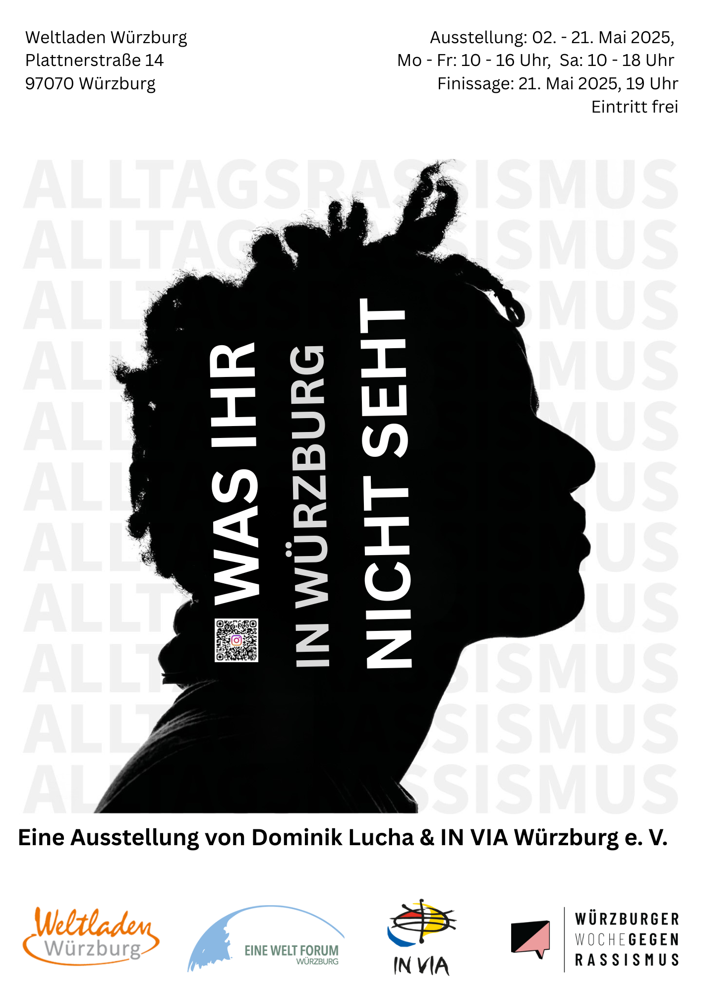 Was ihr in Wrzburg nicht seht Poster A3 Hochformat